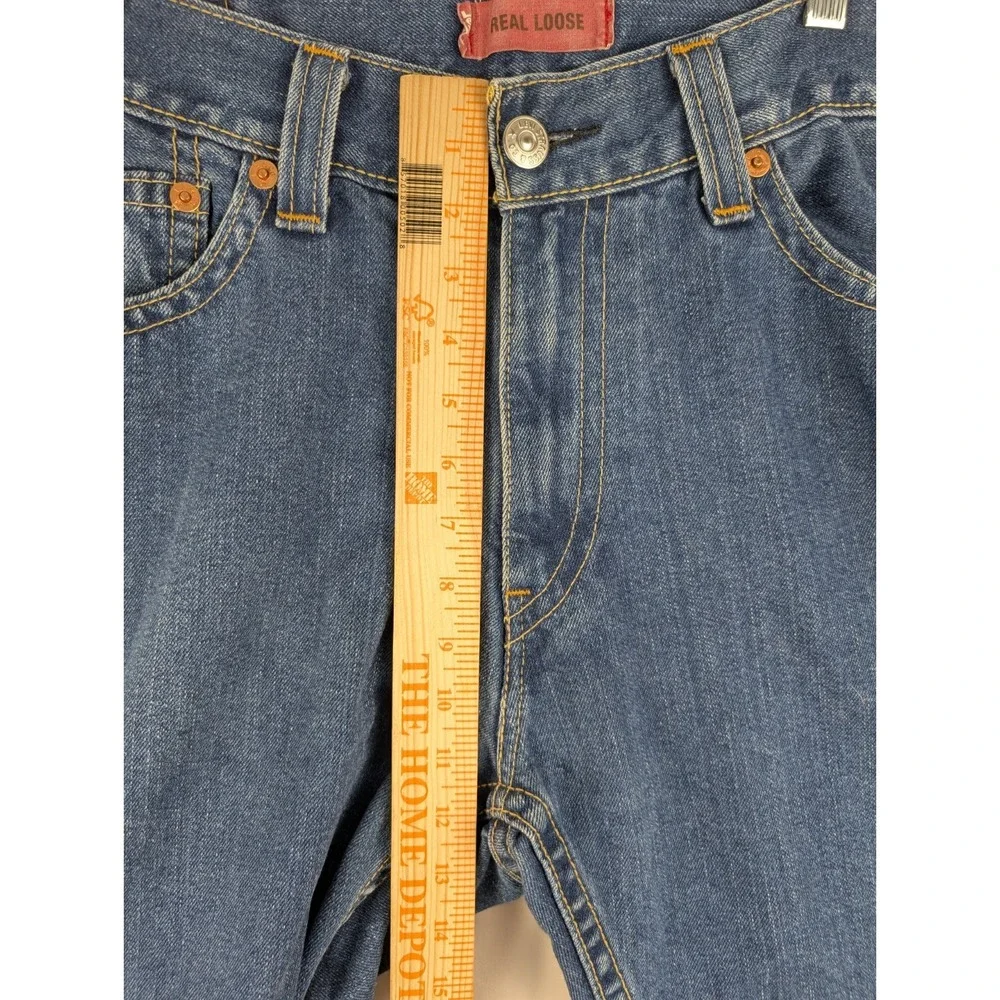 Vintage Levis Type 1 Jeans Mens 38x30 Blue Real Loose Baggy Skater Wide Leg Y2K